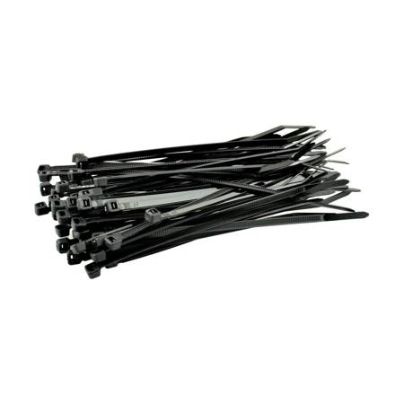 Opaski kablowe plastikowe - trytki czarne 4,8x160mm 100szt
